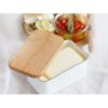 Noda Horo Enamel Butter Dish with Wooden Lid 450g