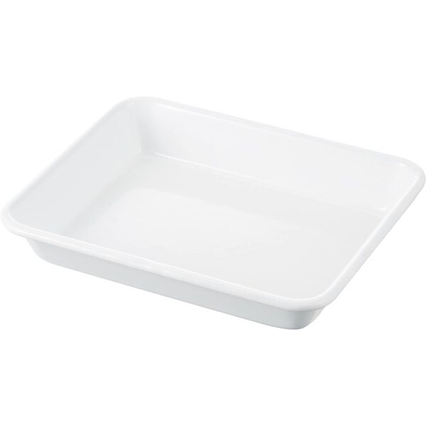 Noda Horo Japan White Enamel Tray Series