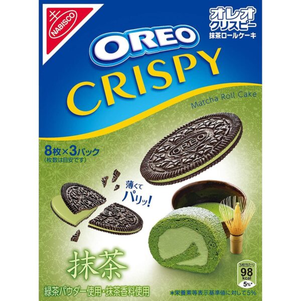 Oreo Crispy Matcha Green Tea Roll Cake Cookies 3 Boxes