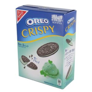 Oreo Crispy Mint Ice Cream Sandwich Cookie 24 Cookies x 5 Boxes
