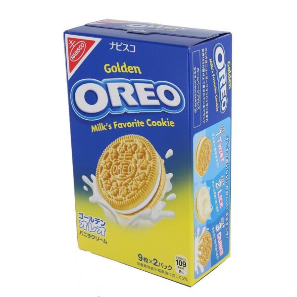 Oreo Golden Vanilla Cream Sandwich Cookies 5 Boxes