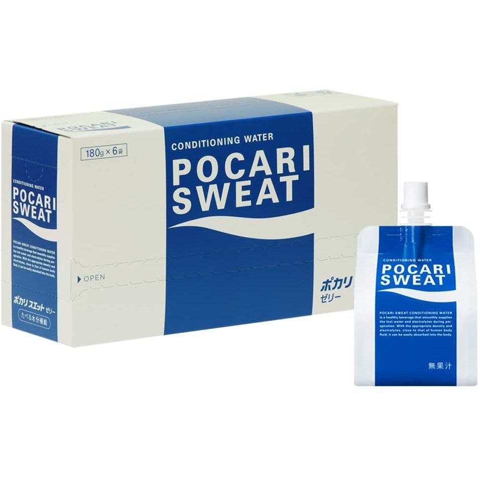 Otsuka Pocari Sweat Jelly Ion Supply Jelly Drink 180g (Pack of 6)