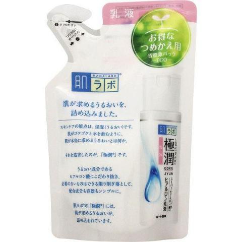 Rohto Hada Labo Gokujyun Super Hyaluronic Milky Lotion Refill 140ml