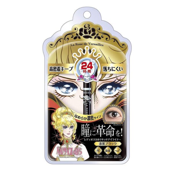 Rose of Versailles Lady Oscar Liquid Eyeliner Jet Black