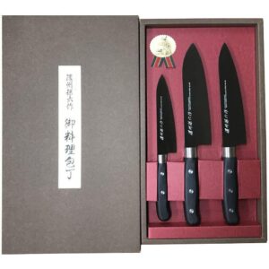 Satake Titanium Coating Hocho Japanese Knives Set HG2803