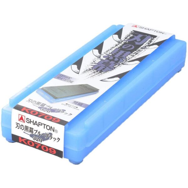 Shapton Kuromaku Sharpening Stone Ceramic Whetstone Blue Black #320