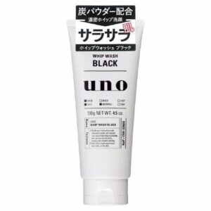 Shiseido Uno Whip Wash Black Men's Cleanser 130g