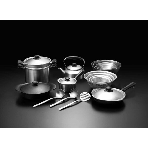 Sori Yanagi Stainless Steel Saucepan with Lid 18cm