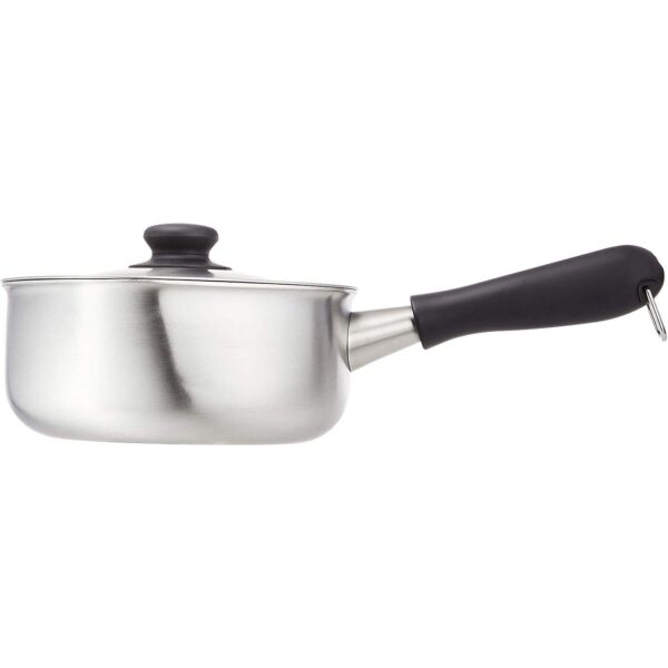 Sori Yanagi Stainless Steel Saucepan with Lid 18cm