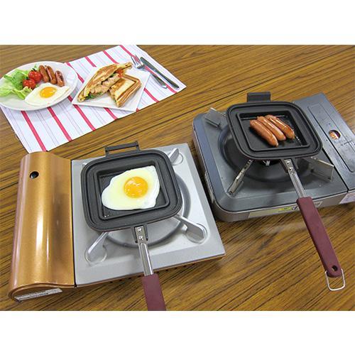 Sugiyama Metal Hot Sandwich Maker Smile Cooker DX Wine Color KS-2881