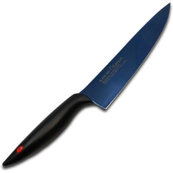 Sumikama Kasumi Titanium Kitchen Knife Blue 200mm