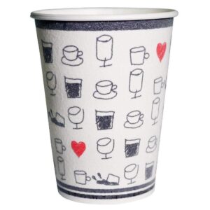 Sunnap Insulated Paper Cups for Hot Drinks C2750DT 50 Units