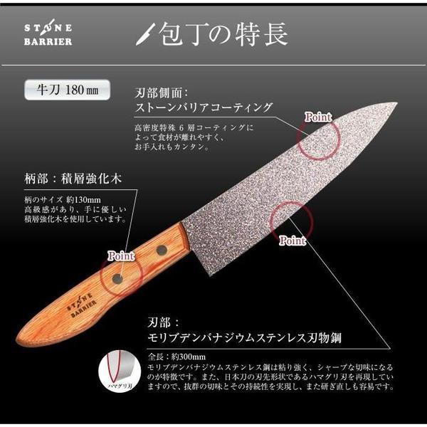 Super Stone Barrier Houchou Japanese Chef's Knife 180mm