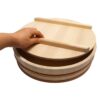 Tachibana Sushi Oke Wooden Hangiri Bowl with Lid 36cm