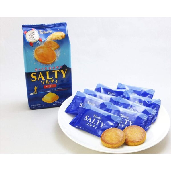 Tohato Salty Salted Butter Cookies 10 Pieces