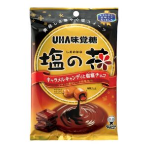 UHA Mikakuto Shio no Hana Chocolate Filled Salt Caramel Candy 80g