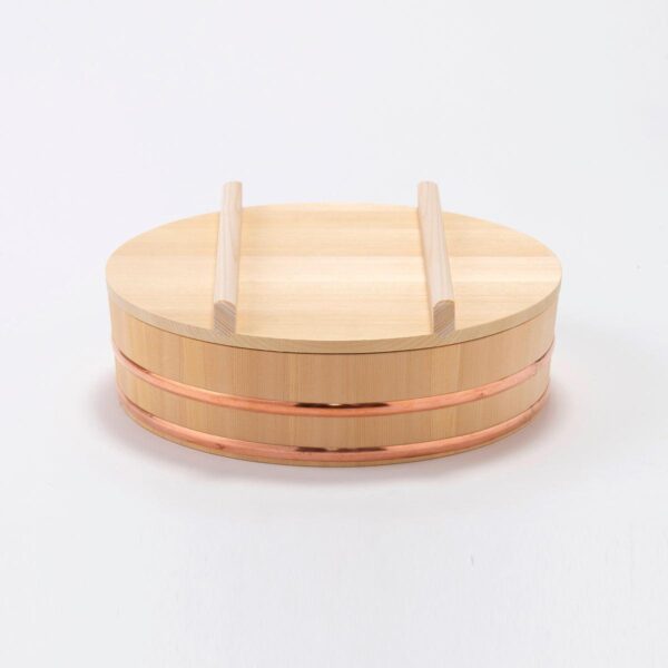 Umezawa Sawara Cypress Lid for Sushi Oke Wooden Bowl 36cm