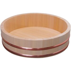 Umezawa Sawara Cypress Sushi Oke Wooden Bowl 36cm