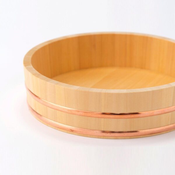 Umezawa Sawara Cypress Sushi Oke Wooden Bowl 36cm