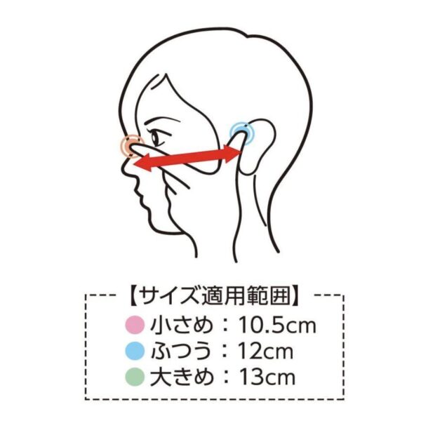 Unicharm  Cho Rittai Standard White 3D Face Mask Large Size 30 ct.