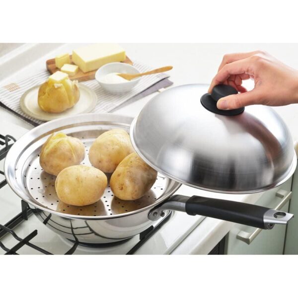 Yoshikawa Stainless Steel Dome Lid Cooking Steamer YJ2611