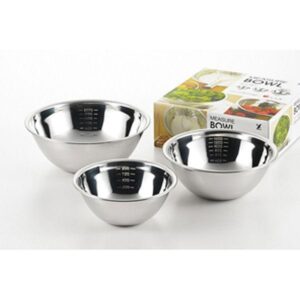 Yoshikawa Stainless Steel Measuring Bowls 3pcs Set SH6451