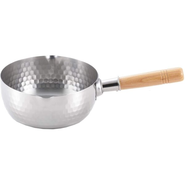 Yoshikawa Yukihira Saucepan Stainless Steel Pot 1.7 Quart 18cm YH6752