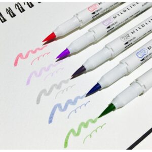 Zebra Mildliner Highlighter Markers Elegant Colors WFT8-5C-NC