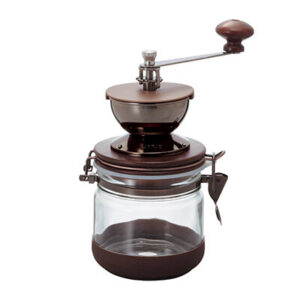 Hario Canister Coffee Grinder – Manual Bean Mill with Airtight Glass Jar