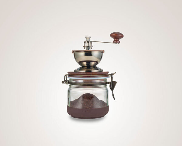 Hario Canister Coffee Grinder – Manual Bean Mill with Airtight Glass Jar