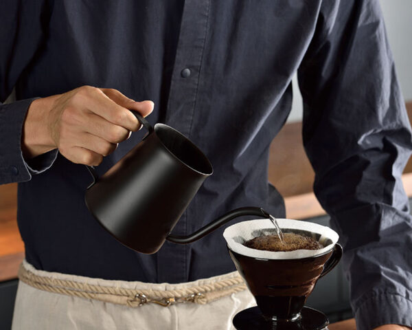 Hario Kasuya Mini Drip Kettle – 300ml Pour Over Coffee Kettle Black