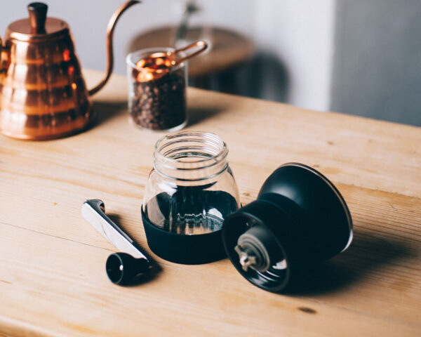 Hario Skerton PRO Ceramic Coffee Mill – Manual Grinder with Non-Slip Base