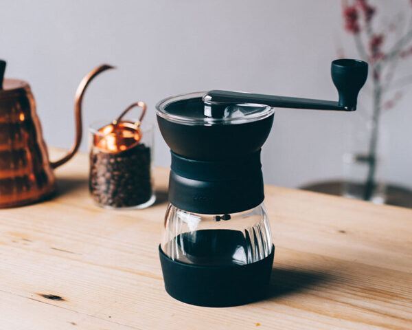 Hario Skerton PRO Ceramic Coffee Mill – Manual Grinder with Non-Slip Base