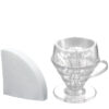 Hario V60 Drip-Assist – Pour Over Coffee Tool for Controlled Water Flow