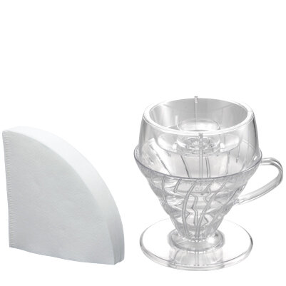 Hario V60 Drip-Assist – Pour Over Coffee Tool for Controlled Water Flow