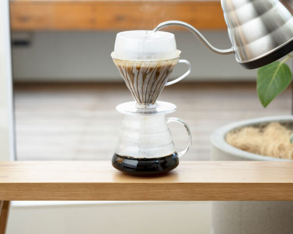 Hario V60 Drip-Assist – Pour Over Coffee Tool for Controlled Water Flow