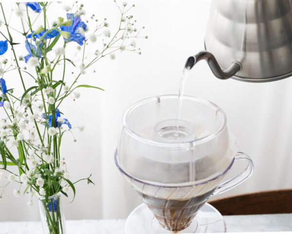 Hario V60 Drip-Assist – Pour Over Coffee Tool for Controlled Water Flow