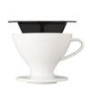 Hario W60 Coffee Dripper – Hybrid Pour Over Brewer with Resin and Mesh Filter