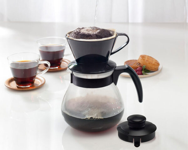 Hario Teco Dripper Set – Compact Pour Over Coffee Maker with Stand