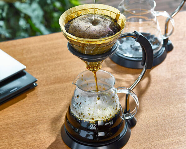 Hario V60 Arm Stand Dripper Set – Glass Pour Over Coffee Brewing Kit