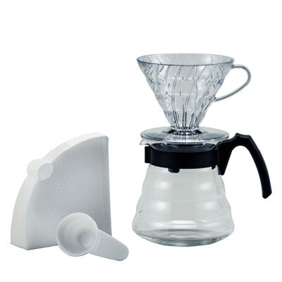 Hario V60 Craft Coffee Maker Set – Pour Over Kit with Dripper and Server