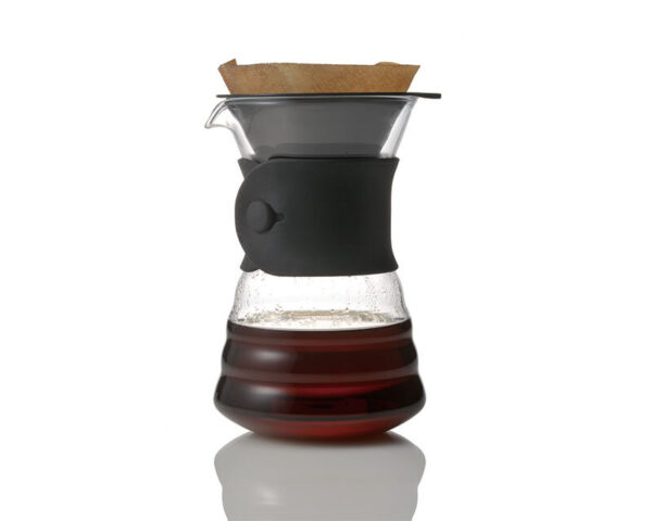 Hario V60 Drip Decanter Chemex Style – Glass Pour Over Coffee Maker