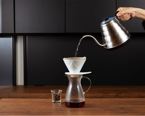 Hario One Pour Dripper MUGEN – V60 Coffee Brewer with No-Rib Design