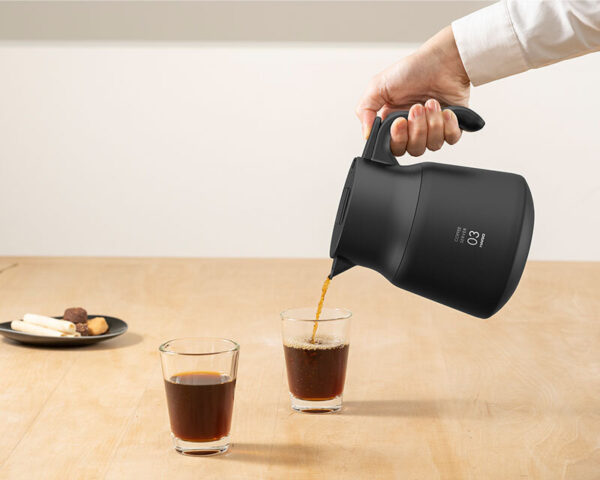 Hario V60 Insulated Stainless Steel Server PLUS 600ml – Keeps Coffee Hot