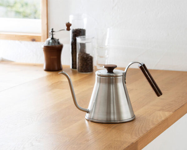 Hario V60 Drip Kettle Wood Handle – Premium Gooseneck Coffee Kettle