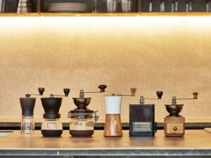 Hario Ceramic Coffee Mill Wood N