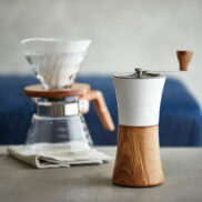 Hario Ceramic Coffee Mill Wood N