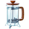 Hario French Press Coffee Maker 400ml – Olive Wood Handle and Glass Body
