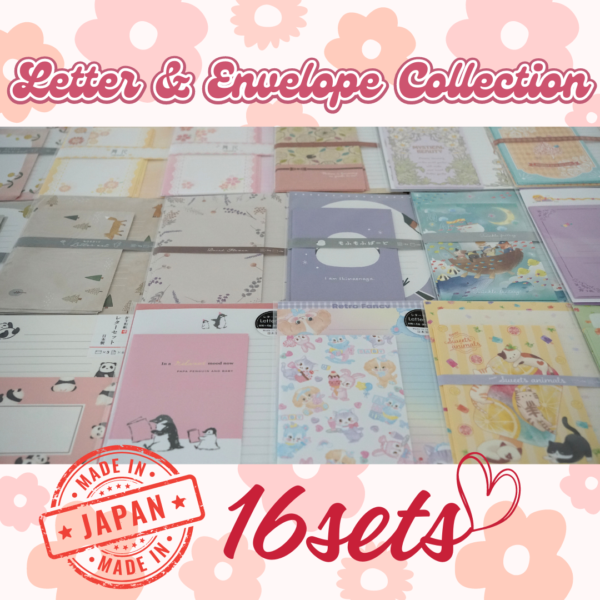 Elegant Japanese Letter Writing Sets Authentic Stationery From Japan 16 Pack Free Shipping 5