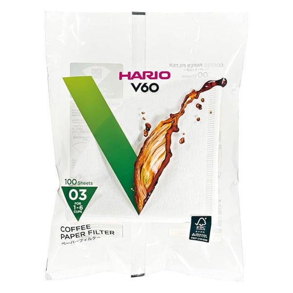 Hario-V60-VCF-03-Paper-Filters-White